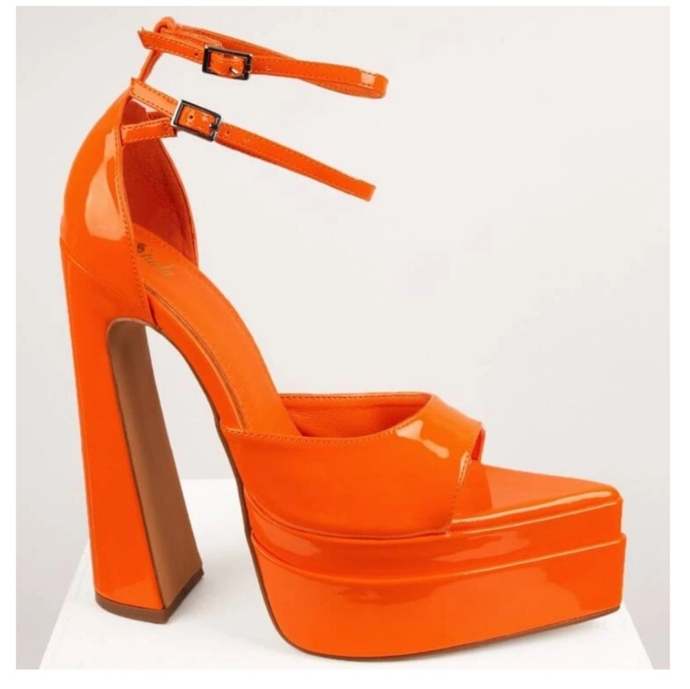 Gorgeous Tangerine Platforms